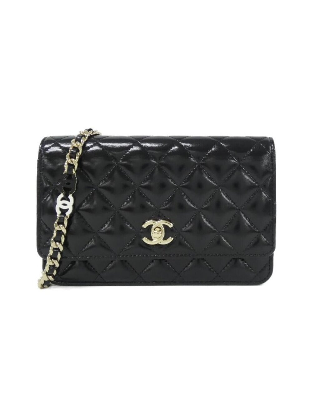 Chanel Chain Wallet Black